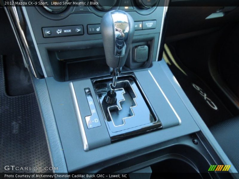 Liquid Silver Meatllic / Black 2012 Mazda CX-9 Sport