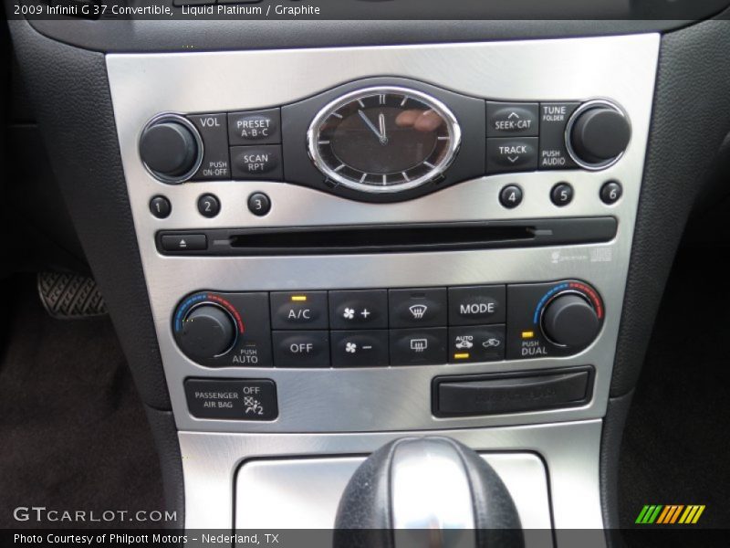 Liquid Platinum / Graphite 2009 Infiniti G 37 Convertible
