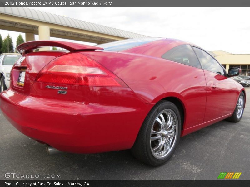 San Marino Red / Ivory 2003 Honda Accord EX V6 Coupe