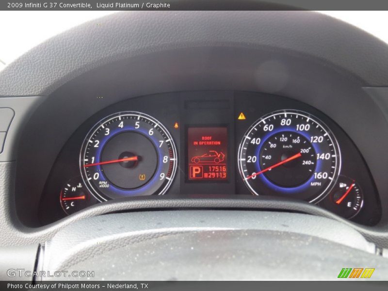 Liquid Platinum / Graphite 2009 Infiniti G 37 Convertible