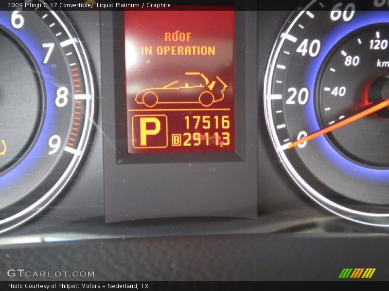 Liquid Platinum / Graphite 2009 Infiniti G 37 Convertible