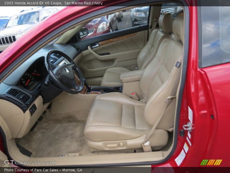 San Marino Red / Ivory 2003 Honda Accord EX V6 Coupe