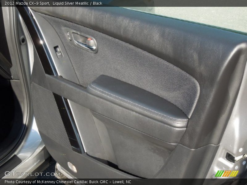 Liquid Silver Meatllic / Black 2012 Mazda CX-9 Sport