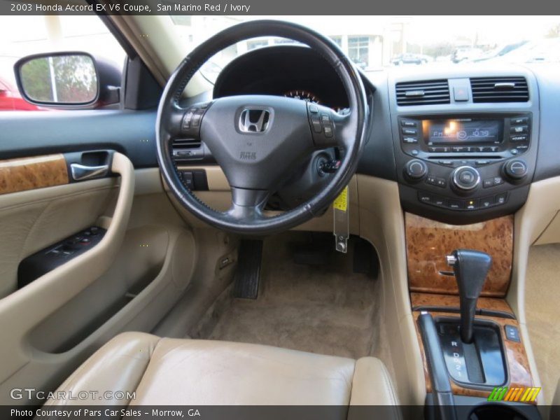 San Marino Red / Ivory 2003 Honda Accord EX V6 Coupe