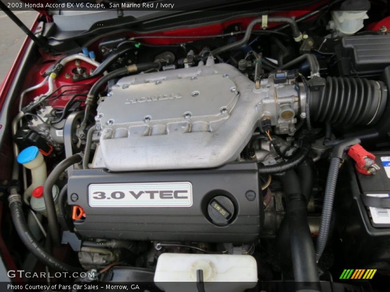 San Marino Red / Ivory 2003 Honda Accord EX V6 Coupe