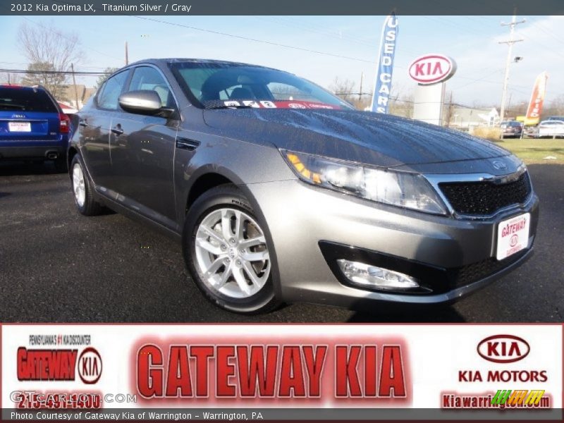 Titanium Silver / Gray 2012 Kia Optima LX