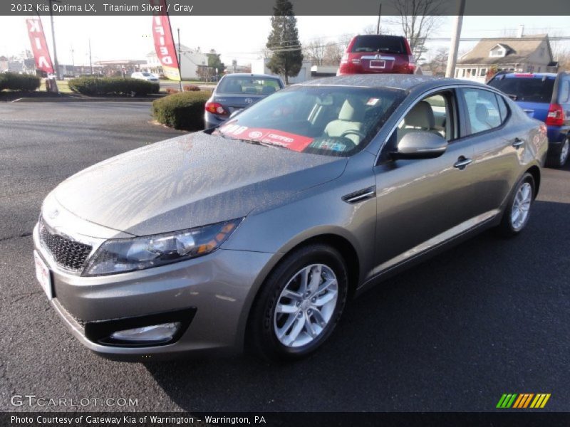 Titanium Silver / Gray 2012 Kia Optima LX