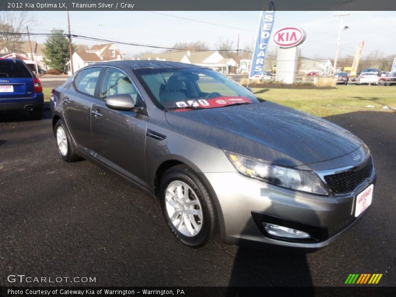 Titanium Silver / Gray 2012 Kia Optima LX