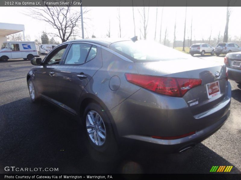 Titanium Silver / Gray 2012 Kia Optima LX