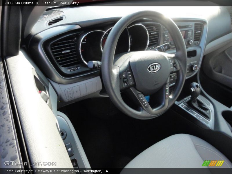 Titanium Silver / Gray 2012 Kia Optima LX