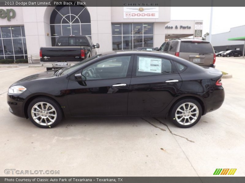 Pitch Black / Black 2013 Dodge Dart Limited