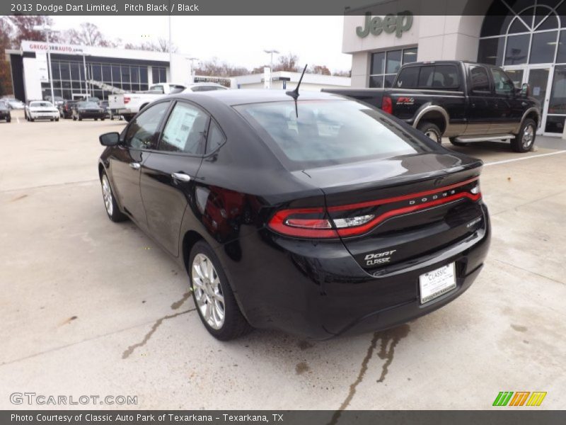 Pitch Black / Black 2013 Dodge Dart Limited