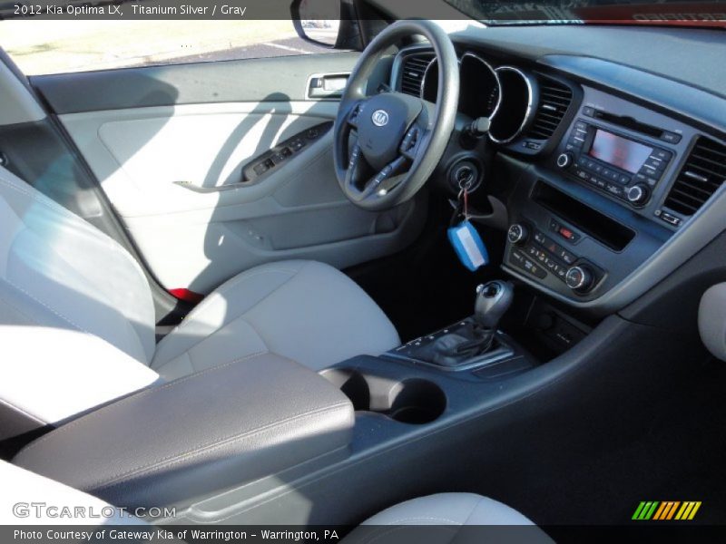 Titanium Silver / Gray 2012 Kia Optima LX