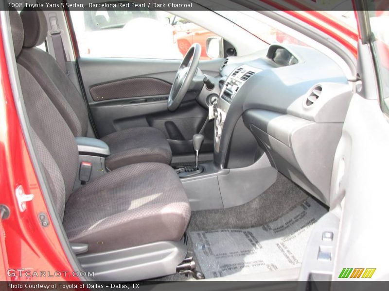 Barcelona Red Pearl / Dark Charcoal 2008 Toyota Yaris S Sedan
