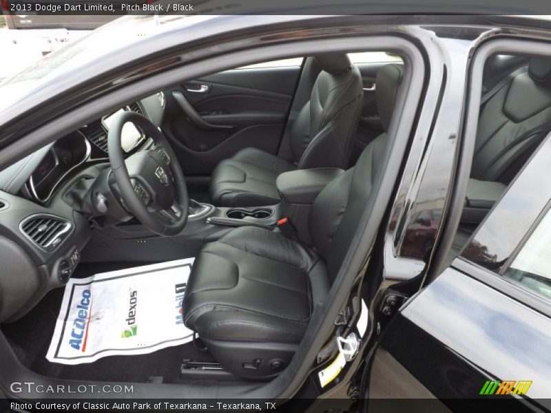  2013 Dart Limited Black Interior