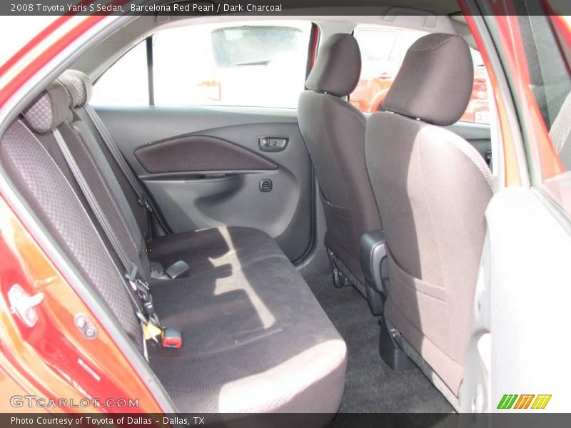 Barcelona Red Pearl / Dark Charcoal 2008 Toyota Yaris S Sedan