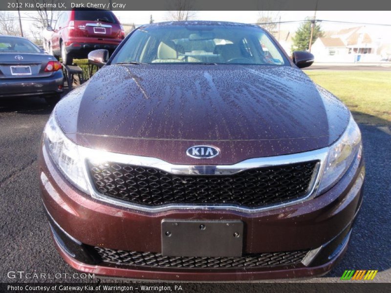 Dark Cherry / Gray 2012 Kia Optima LX