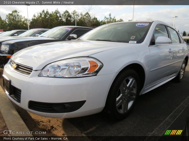 Summit White / Neutral 2010 Chevrolet Impala LT