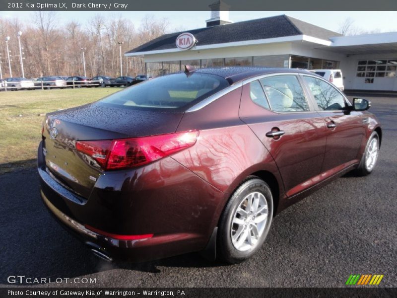 Dark Cherry / Gray 2012 Kia Optima LX