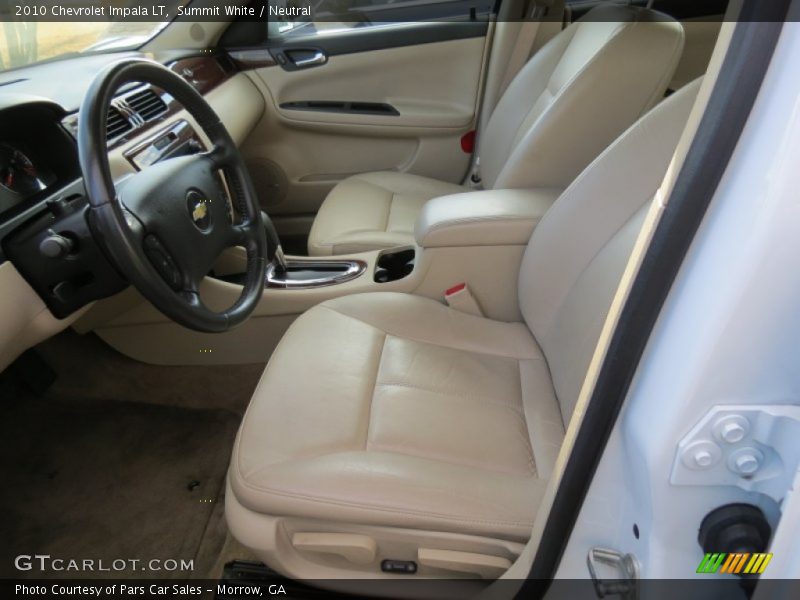 Summit White / Neutral 2010 Chevrolet Impala LT