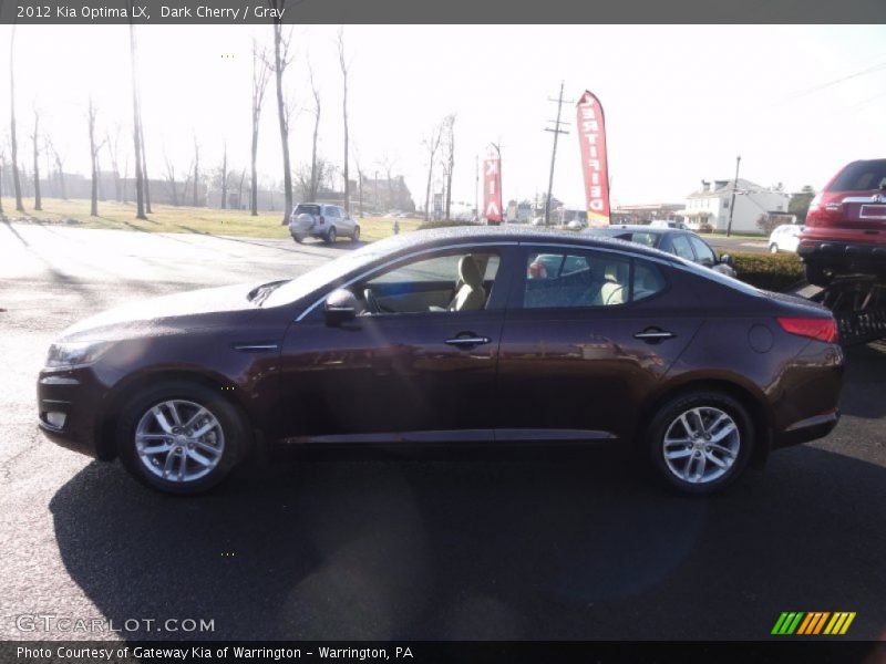 Dark Cherry / Gray 2012 Kia Optima LX