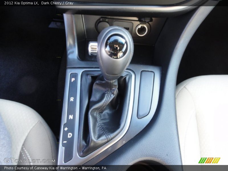 Dark Cherry / Gray 2012 Kia Optima LX
