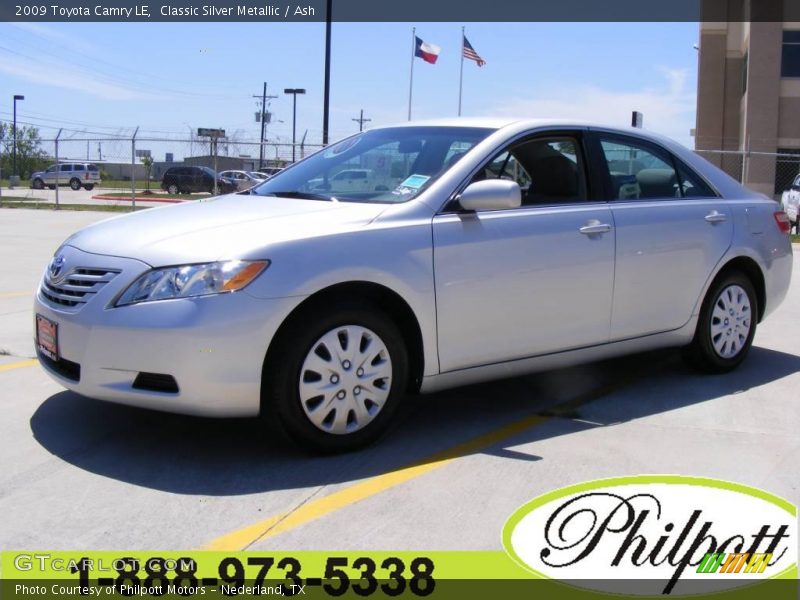 Classic Silver Metallic / Ash 2009 Toyota Camry LE