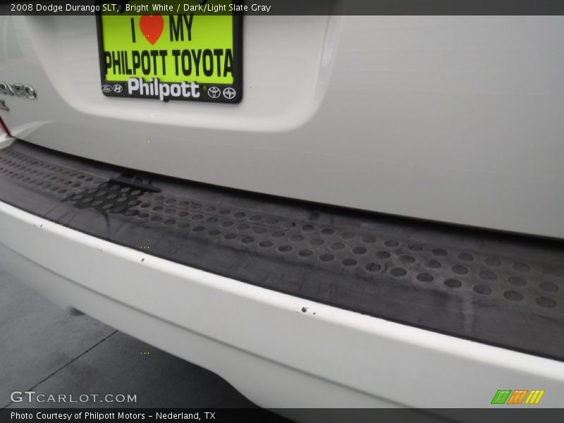 Bright White / Dark/Light Slate Gray 2008 Dodge Durango SLT