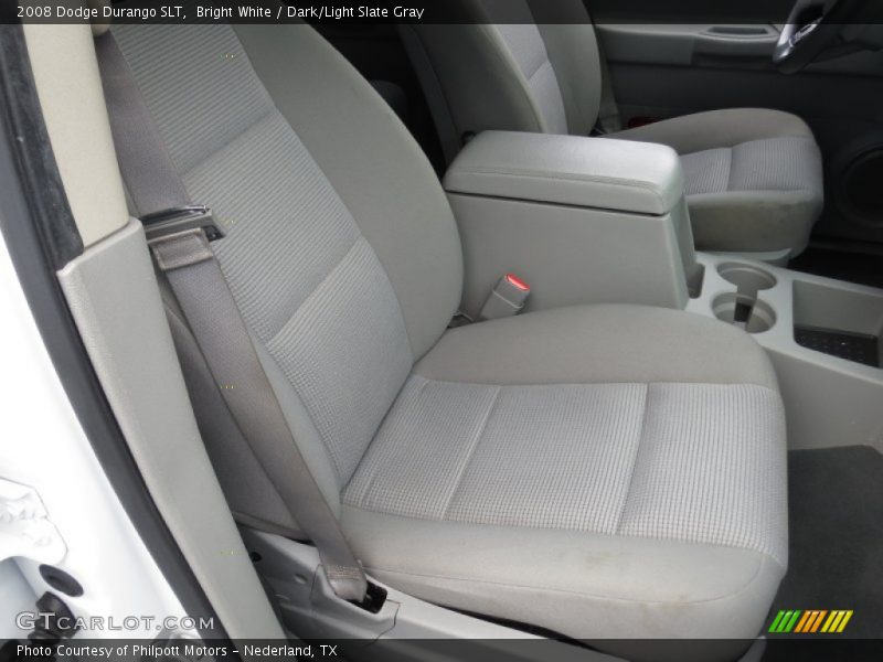 Bright White / Dark/Light Slate Gray 2008 Dodge Durango SLT