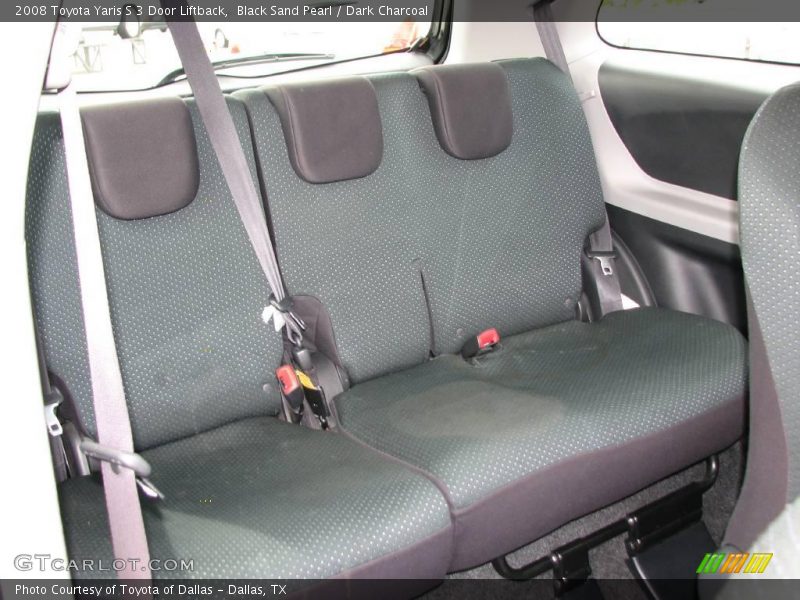 Black Sand Pearl / Dark Charcoal 2008 Toyota Yaris S 3 Door Liftback