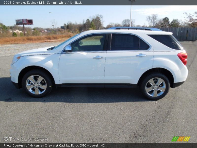 Summit White / Jet Black 2013 Chevrolet Equinox LTZ