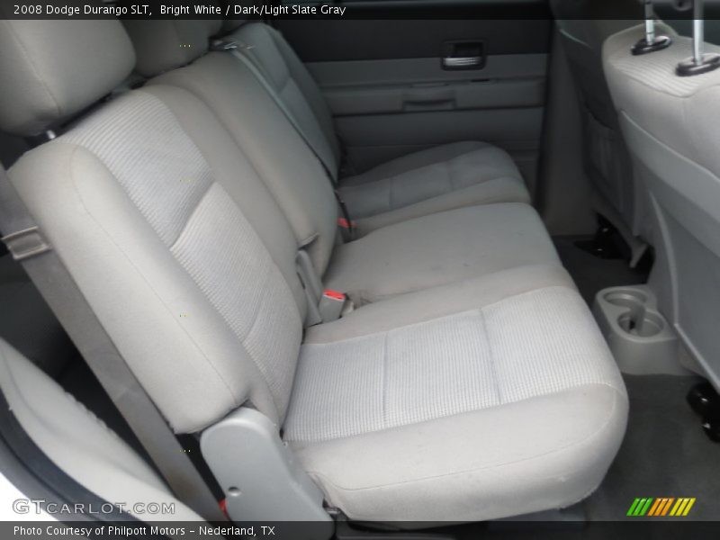 Bright White / Dark/Light Slate Gray 2008 Dodge Durango SLT