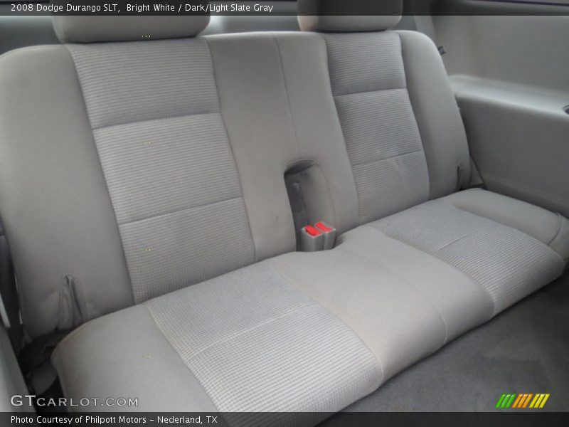 Bright White / Dark/Light Slate Gray 2008 Dodge Durango SLT