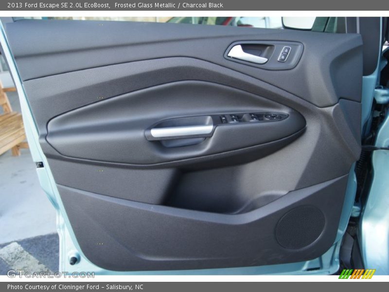 Frosted Glass Metallic / Charcoal Black 2013 Ford Escape SE 2.0L EcoBoost