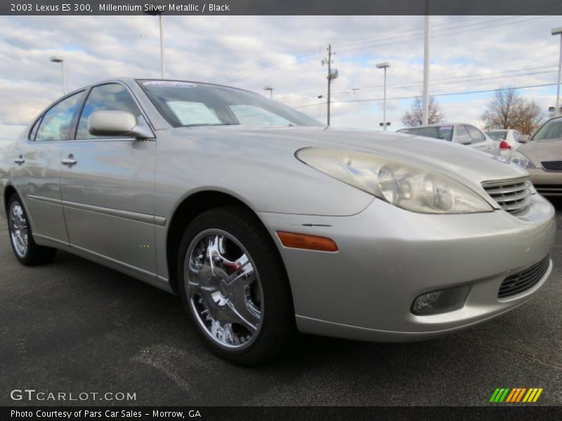 Millennium Silver Metallic / Black 2003 Lexus ES 300