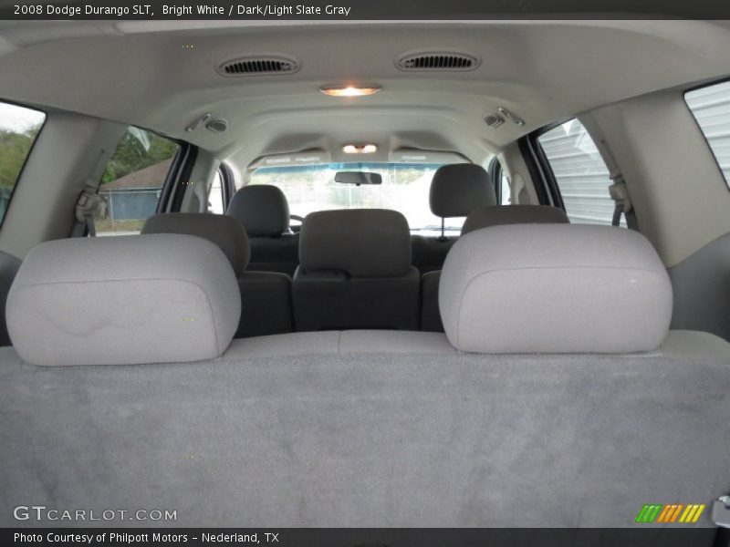 Bright White / Dark/Light Slate Gray 2008 Dodge Durango SLT