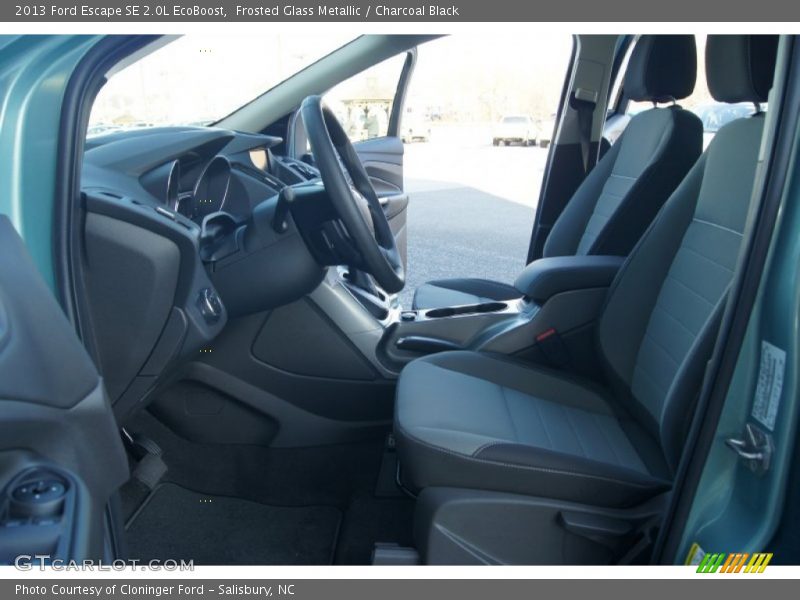 Frosted Glass Metallic / Charcoal Black 2013 Ford Escape SE 2.0L EcoBoost