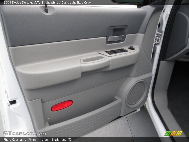 Bright White / Dark/Light Slate Gray 2008 Dodge Durango SLT