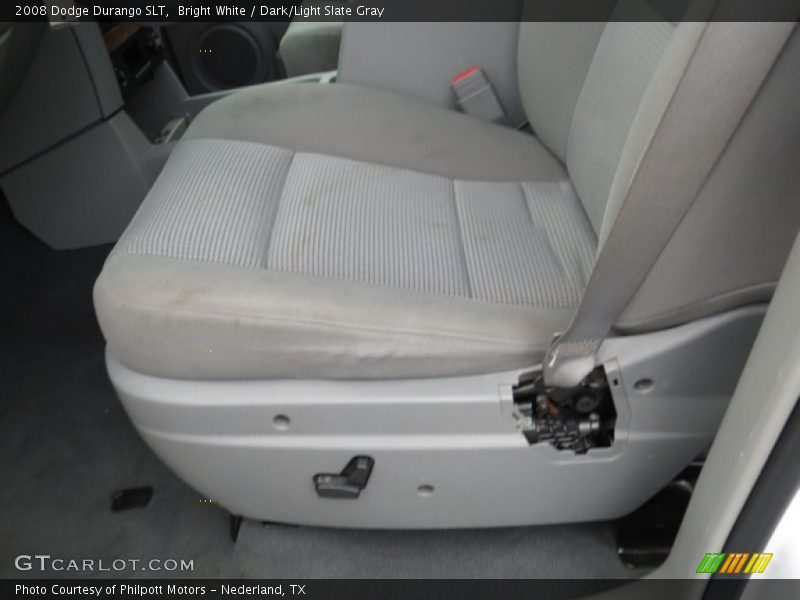 Bright White / Dark/Light Slate Gray 2008 Dodge Durango SLT