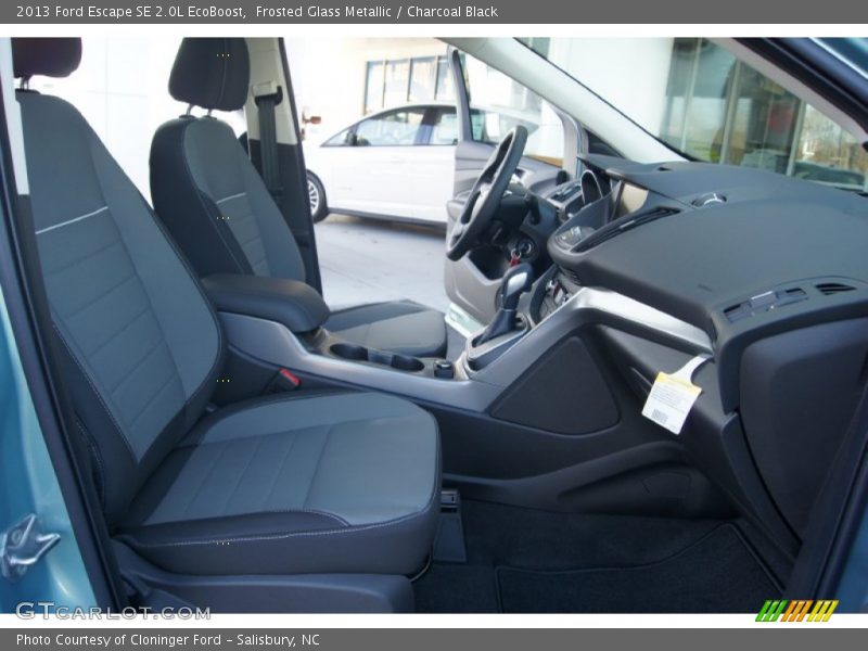 Frosted Glass Metallic / Charcoal Black 2013 Ford Escape SE 2.0L EcoBoost