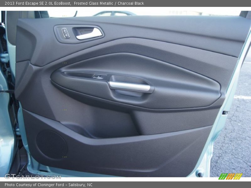 Frosted Glass Metallic / Charcoal Black 2013 Ford Escape SE 2.0L EcoBoost
