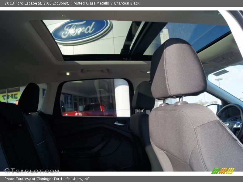 Frosted Glass Metallic / Charcoal Black 2013 Ford Escape SE 2.0L EcoBoost