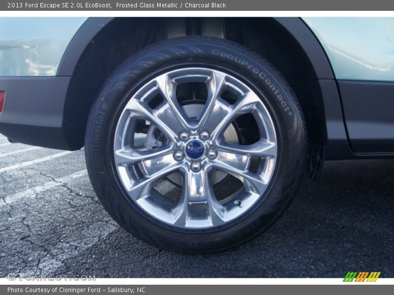 Frosted Glass Metallic / Charcoal Black 2013 Ford Escape SE 2.0L EcoBoost