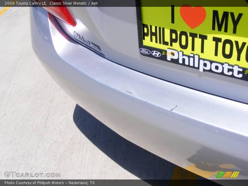 Classic Silver Metallic / Ash 2009 Toyota Camry LE