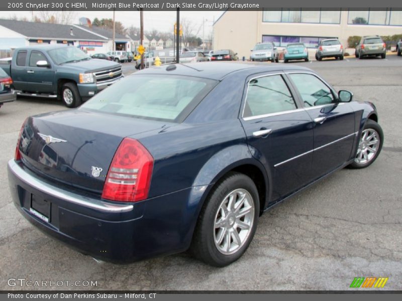 Midnight Blue Pearlcoat / Dark Slate Gray/Light Graystone 2005 Chrysler 300 C HEMI