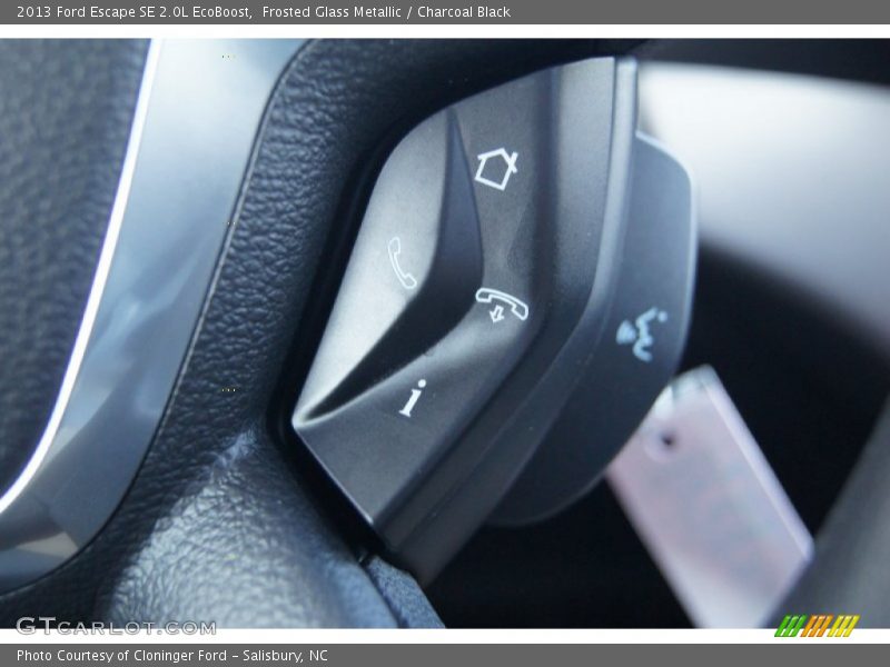 Frosted Glass Metallic / Charcoal Black 2013 Ford Escape SE 2.0L EcoBoost