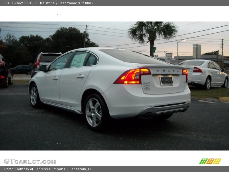 Ice White / Beechwood/Off Black 2013 Volvo S60 T5