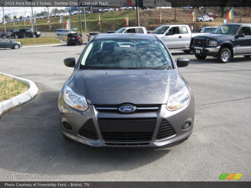Sterling Gray / Charcoal Black 2013 Ford Focus S Sedan