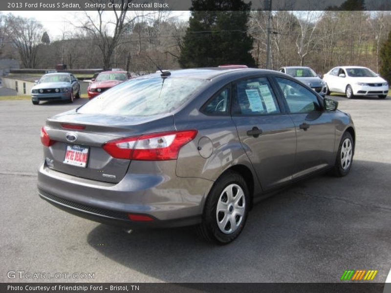 Sterling Gray / Charcoal Black 2013 Ford Focus S Sedan