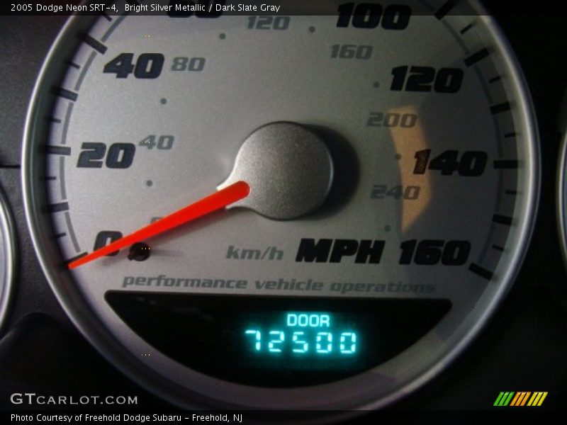 Bright Silver Metallic / Dark Slate Gray 2005 Dodge Neon SRT-4